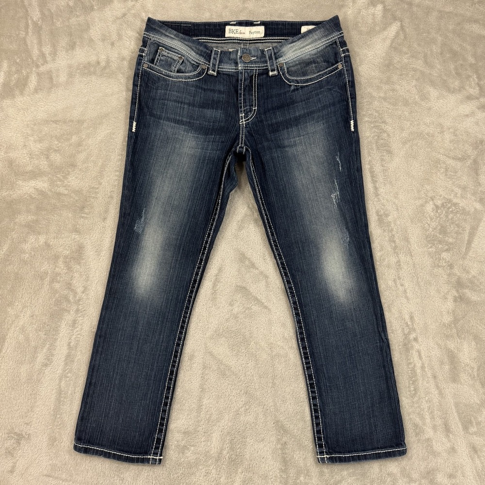 Buckle BKE Payton Universal Fit Mid-Rise Cropped Straight Jeans Women's Size 31